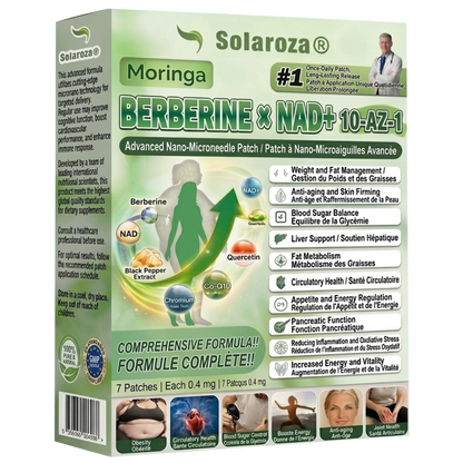 💡Official Store | 🧑‍⚕️🩺 Solaroza® 𝐌𝐨𝐫𝐢𝐧𝐠𝐚 · 𝐁𝐞𝐫𝐛𝐞𝐫𝐢𝐧𝐞 × 𝐍𝐀𝐃+ 𝟏𝟎-𝐢𝐧-𝟏 𝐀𝐝𝐯𝐚𝐧𝐜𝐞𝐝 𝐍𝐚𝐧𝐨 𝐌𝐢𝐜𝐫𝐨𝐧𝐞𝐞𝐝𝐥𝐞 𝐏𝐚𝐭𝐜𝐡 — 𝐎𝐧𝐜𝐞 𝐃𝐚𝐢𝐥𝐲, 𝐕𝐢𝐬𝐢𝐛𝐥𝐞 𝐑𝐞𝐬𝐮𝐥𝐭𝐬 𝐢𝐧 𝟕 𝐃𝐚𝐲𝐬